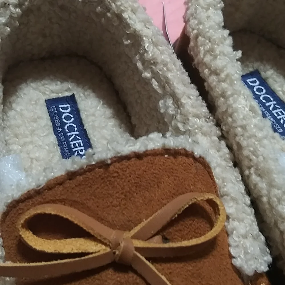 New Dockers slippers.